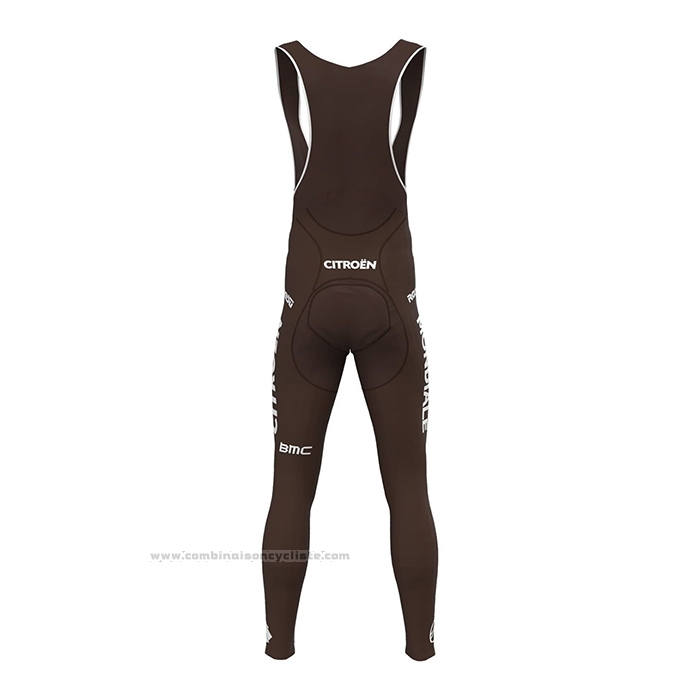 2023 Maillot Cyclisme Ag2r La Mondiale Blanc Manches Longues et Cuissard
